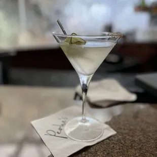Cucumber martini