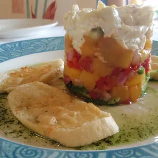 Crab, Avocado & Mango Stack