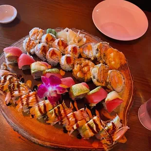 food, sashimi, sushi, sushi and sashimi