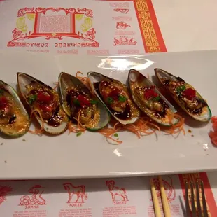 Baked mussels... Very tasty!