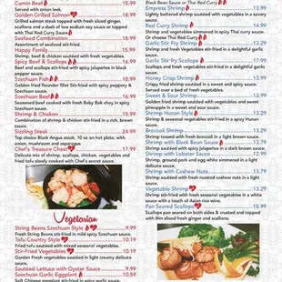 Peony specialties and from the sea ( seafood dishes )