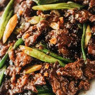 The Mongolian Beef - order this, you won't regret it.