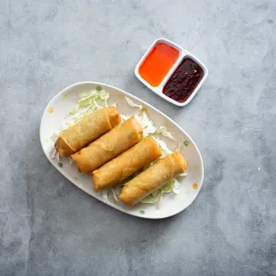 Homemade Vegetable Egg Roll