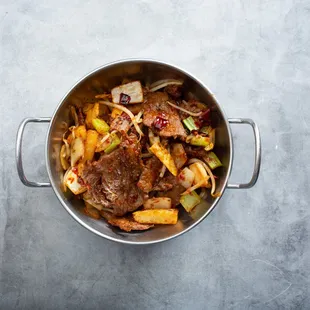 Szechuan Beef in Dry Pot