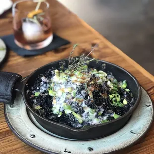 Squid Ink Baked Rice