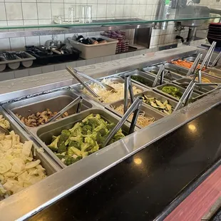 interior, salads