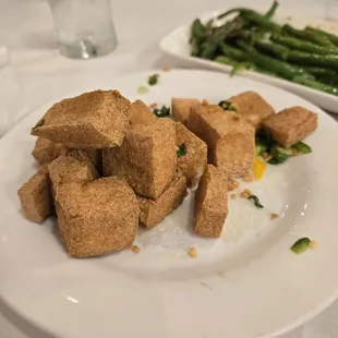 Fried tofu was excellent