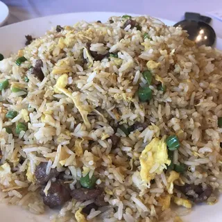 Beef Fried Rice with Egg White and Ginger