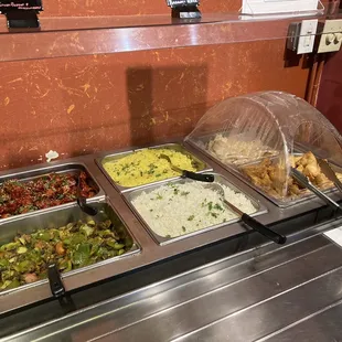 a variety of food items