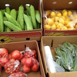 a variety of vegetables