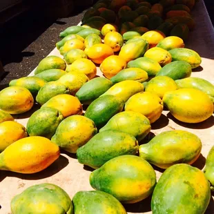 Ripe papaya!