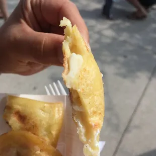 Potato and cheese pierogi