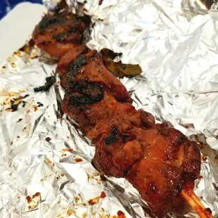 BBQ Chicken on a stick