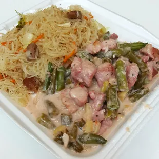 Bicol Express and Pancit