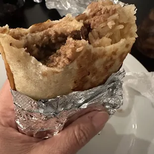 Ground beef burrito supreme -yum