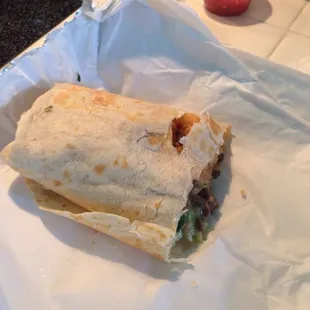 Green Chile Asada Burrito
