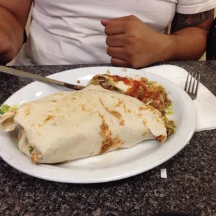 Carne Asada Supreme Burrito