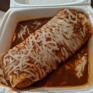 Shredded Beef Burrito