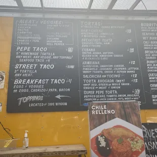 menu, chicken wings and fried chicken