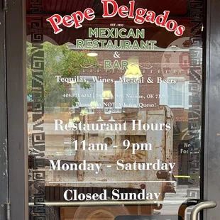 Front door. Entryway to deliciousness