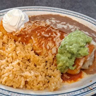Beef Ranchero Burrito