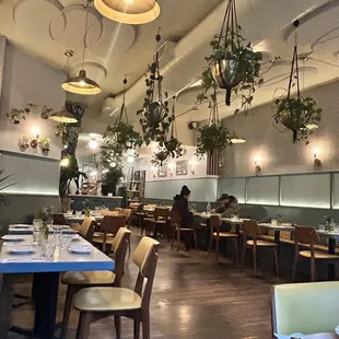 the interior of a restaurant