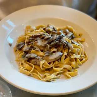 Fettuccine with Mushroom