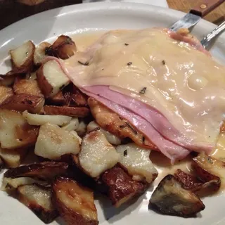 Chicken Breast with Ham and Melted Swiss Cheese