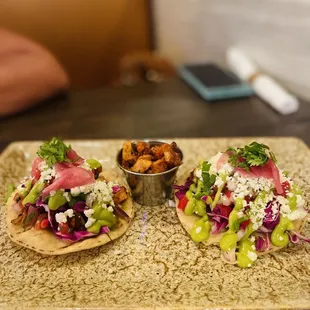 Octopus tostadas