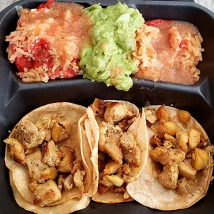 Chicken Tacos. $10.99.