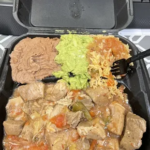 Green chili plate #8 is delicious!!