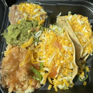 8. Two Hard Tacos Plate