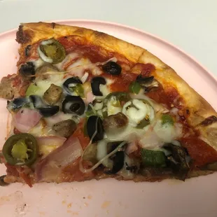 A. Super Supreme Pizza with jalapeños