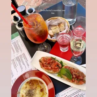 Bruschetta was amazing