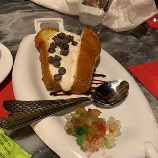 Baba Napoletano dessert (rum cake) - you must have it with the rum!