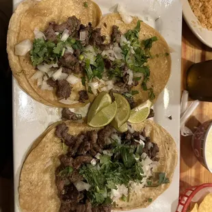 Steak tacos