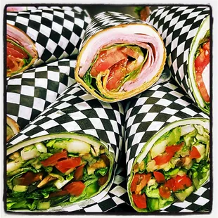 Noes Veggie and Italian Cold Cut Wrap Platter