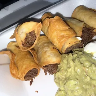 Beef flautas