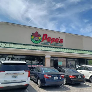 sushi and sashimi, outside