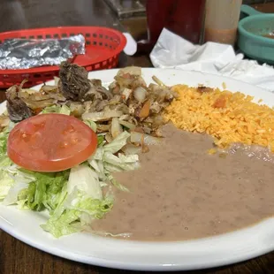 Carnitas 32. Carnitas a La Mexicana Plate