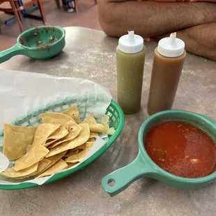 Assortment of salsas