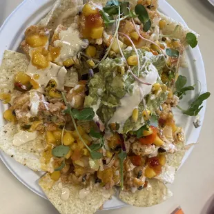 Seafood nachos = delicious