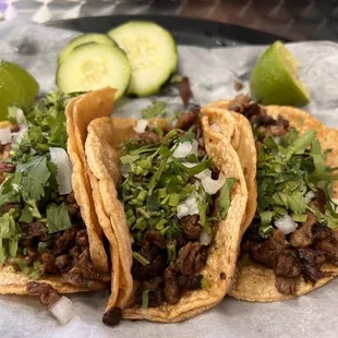 Steak tacos were on point!