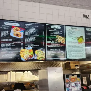 Digital menu board!