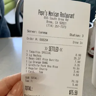 Receipt