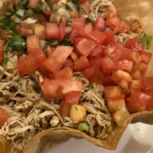 Chicken Tostada Salad - I forgot to post this, and won&apos;t have much to post for a bit.