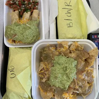 Taquitos with Guacemole