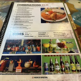 Combinations &amp; sides