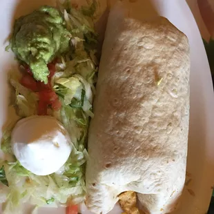 Grande Chicken Fajita Burrito