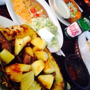Piña Fajitas with Ale8 :)